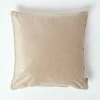 Soft Taupe Velvet Filled Cushion, 50 X 50 Cm -Best Homeware Store sf2152c 1