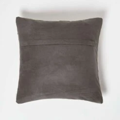 Geometric Star Grey Leather Cushion 45 X 45 Cm -Best Homeware Store sf2182 3