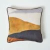 Orange Abstract Ikat Filled Cushion 45 X 45 Cm -Best Homeware Store sf2198 01