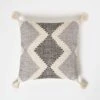 Malmo Handwoven Textured Grey & Black Cushion 45 X 45 Cm -Best Homeware Store sf2224 1