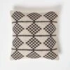 Adana Handwoven Textured Natural & Black Cushion 45 X 45 Cm -Best Homeware Store sf2226 1