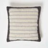 Veria Handwoven Grey Stripe Kilim Cushion 45 X 45 Cm -Best Homeware Store sf2241 1