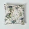 Floral Butterfly Garden Pink Velvet Filled Cushion 46 X 46 Cm -Best Homeware Store sf2253a 1