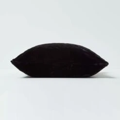 Soft Touch Faux Fur Black Filled Cushion 46 X 46 Cm -Best Homeware Store sf2254d 4