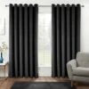 Thermal 100% Blackout Grey Velvet Curtains -Best Homeware Store sf2276 1 6