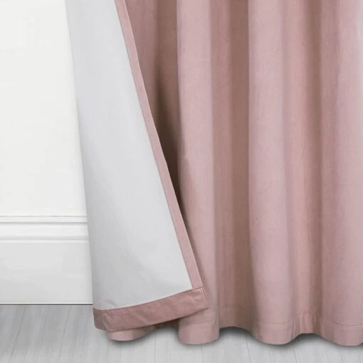 Thermal 100% Blackout Pink Velvet Curtains -Best Homeware Store sf2278 3 6