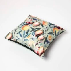 Mango Tree Green Filled Velvet Cushion 46 X 46 Cm -Best Homeware Store sf2312 5