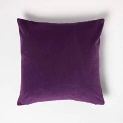 Floral Midnight Garden Purple Filled Velvet Cushion 46 X 46 Cm -Best Homeware Store sf2316 3