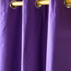 Best Homeware Store -Best Homeware Store solid purple curtain close up shot